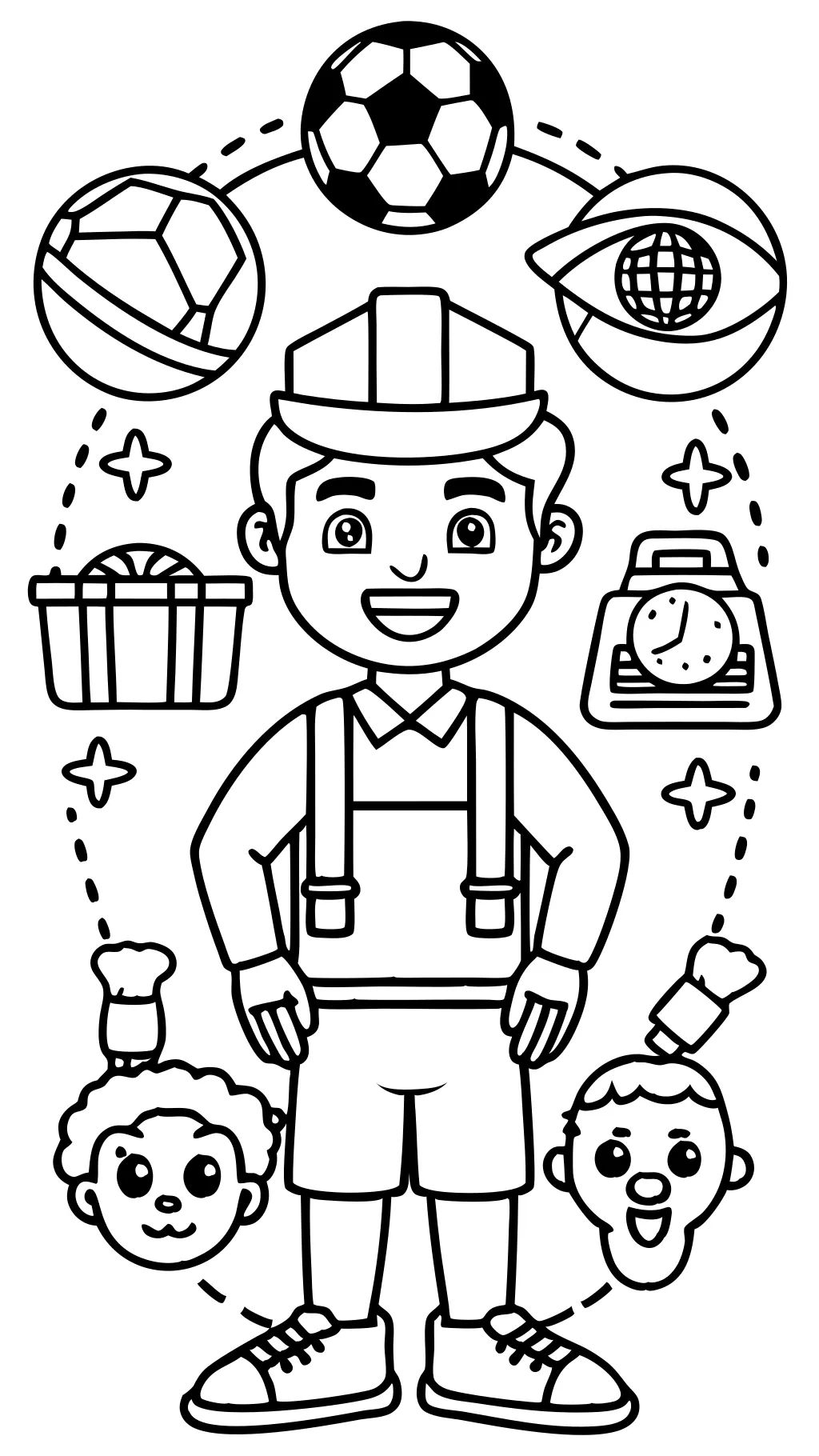 coloring pages of men